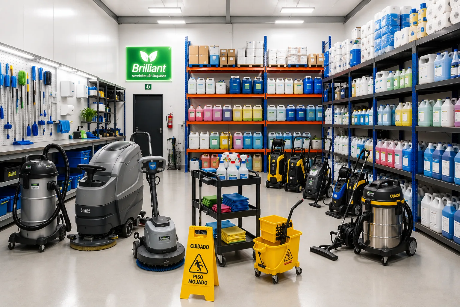 Maquinaria y equipamiento para servicios de limpieza profesional en Gran Canaria